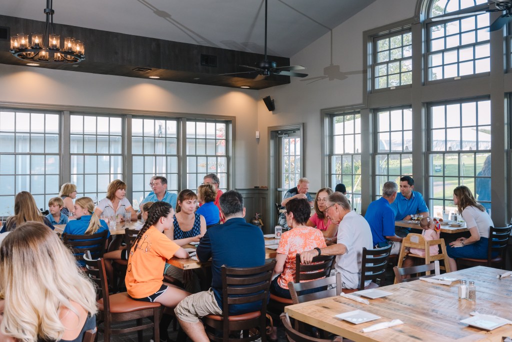 guests enjoying themselves at the restaurant